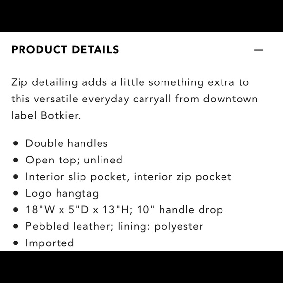 Botkier Soho Heavy Grain tote - Picture 8 of 8